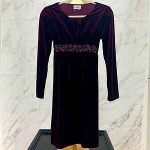 Rare‎ Editions Girls size 16 Velvet Holiday dress